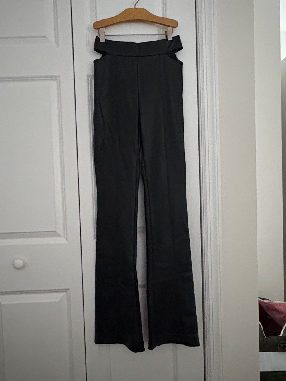 Zara Black Boot-Cut Trousers